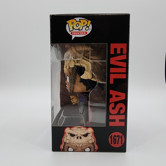 Funko Pop! Evil Ash 1671 Army of Darkness Hot Topic Scare Fair 2024 w/ Protector - Picture 5 of 7